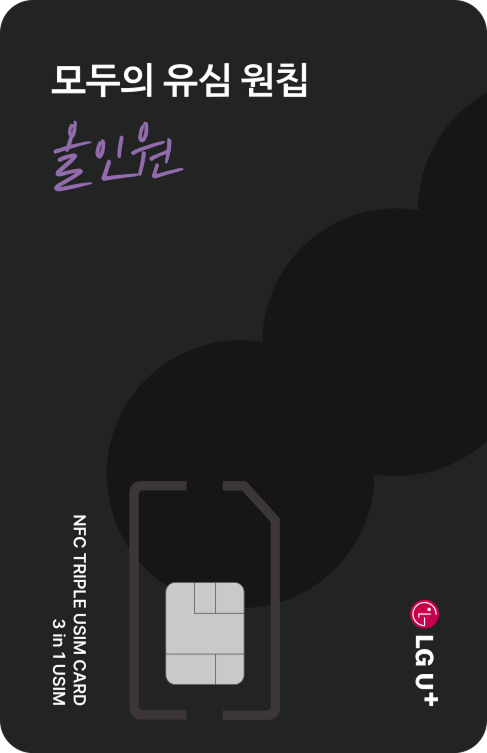준비할 유심: LG 모두의 유심 원칩